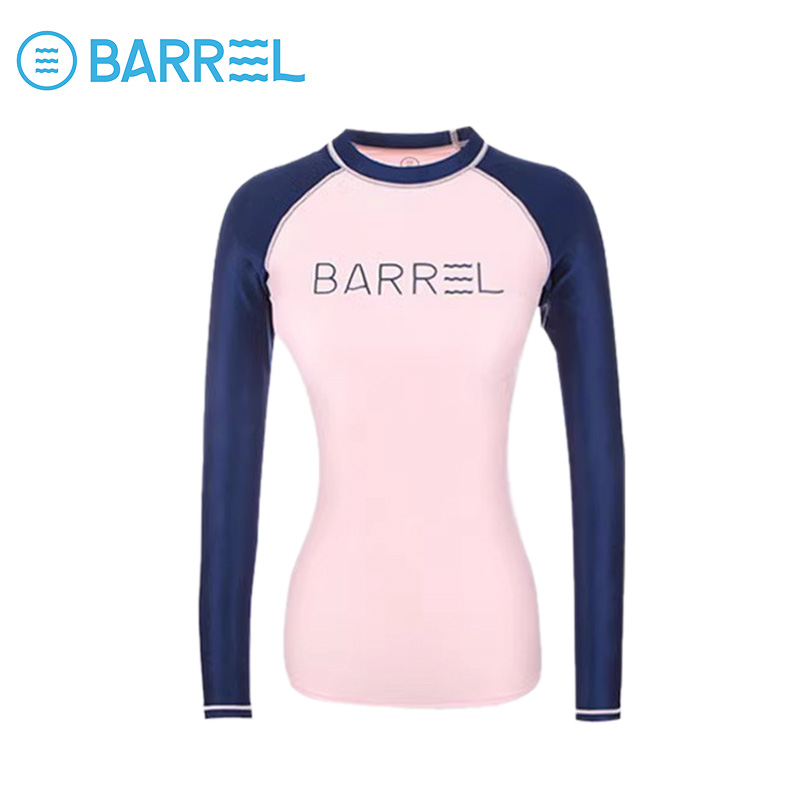 barrel泳衣保守防晒潜水服浮潜冲浪服女分体速干泳装长裤游泳衣 - 图3