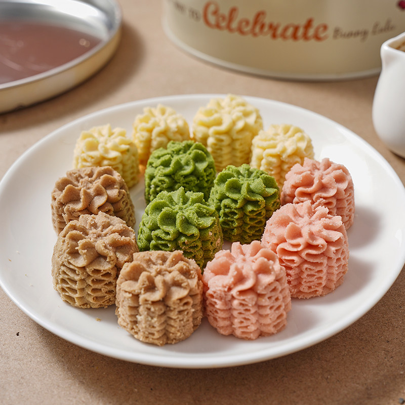 曲奇黄油饼干小花曲奇冰激凌曲奇解馋小零食点心烘焙礼盒铁盒装,淘宝优惠券,粉丝福利购,淘宝优惠卷