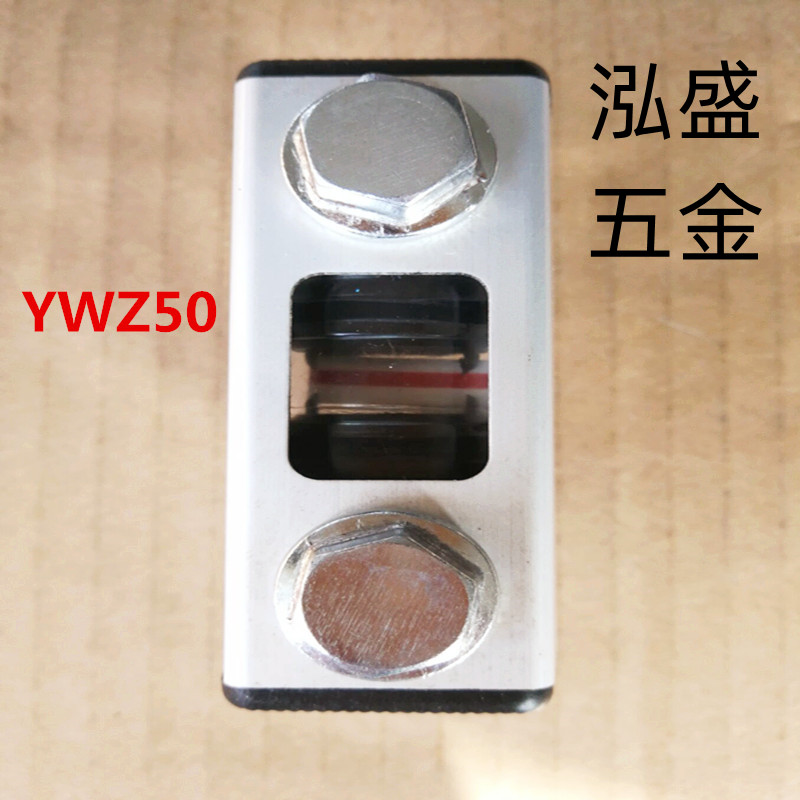 长形油标铝油镜YWZ80100LS3LS5液位计温度计水位计液压油箱观油尺-图1