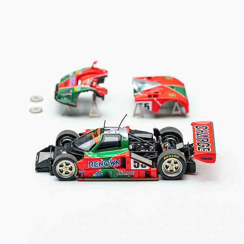 【现货】MH 1:64 马自达787B 1991勒芒冠军车合金小汽车模型摆件 - 图2