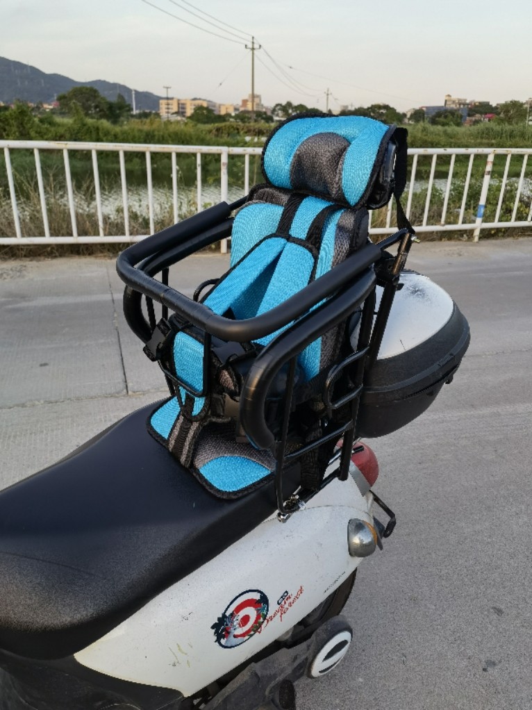 定制 电动车儿童座椅 后置 踏板车电瓶车摩托车安全后坐椅 新国标,淘宝优惠券,粉丝福利购,淘宝优惠卷