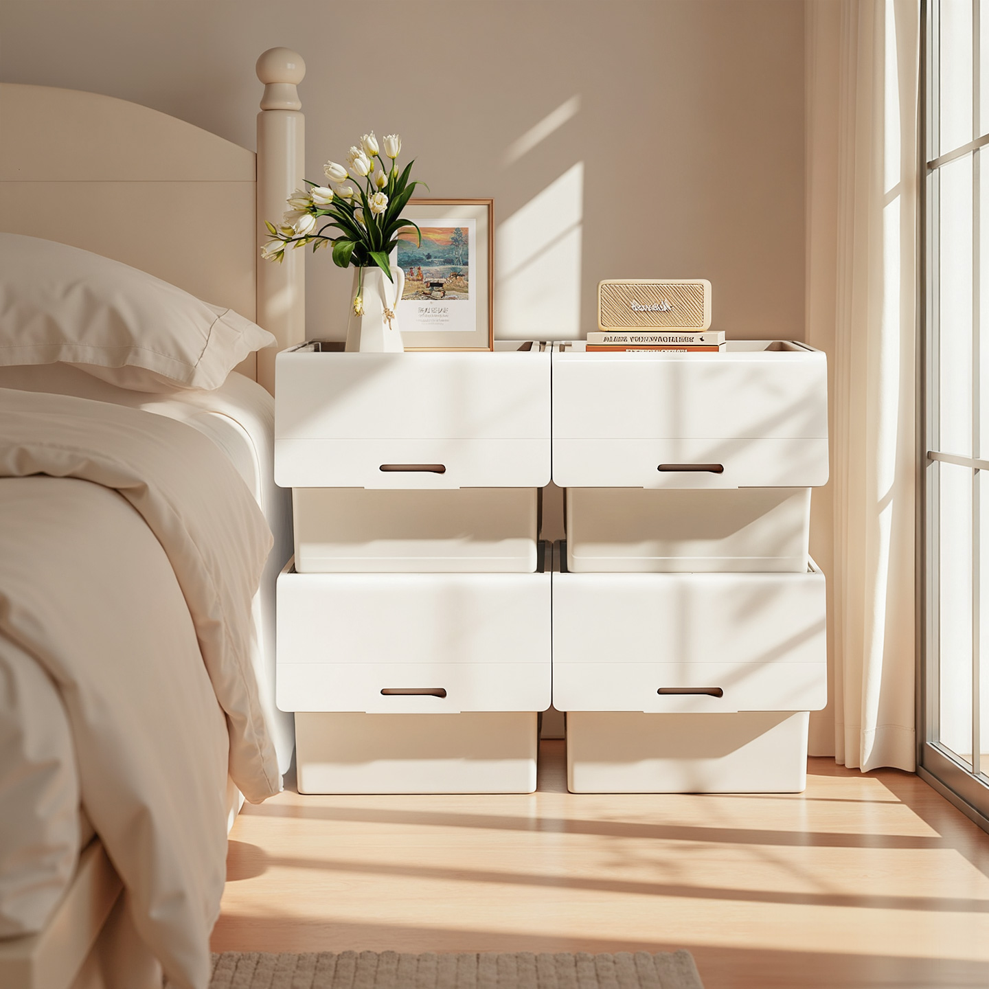 佳帮手儿童收纳柜客厅置物柜宝宝玩具收纳架婴儿架玩具零食储物柜 - 图1