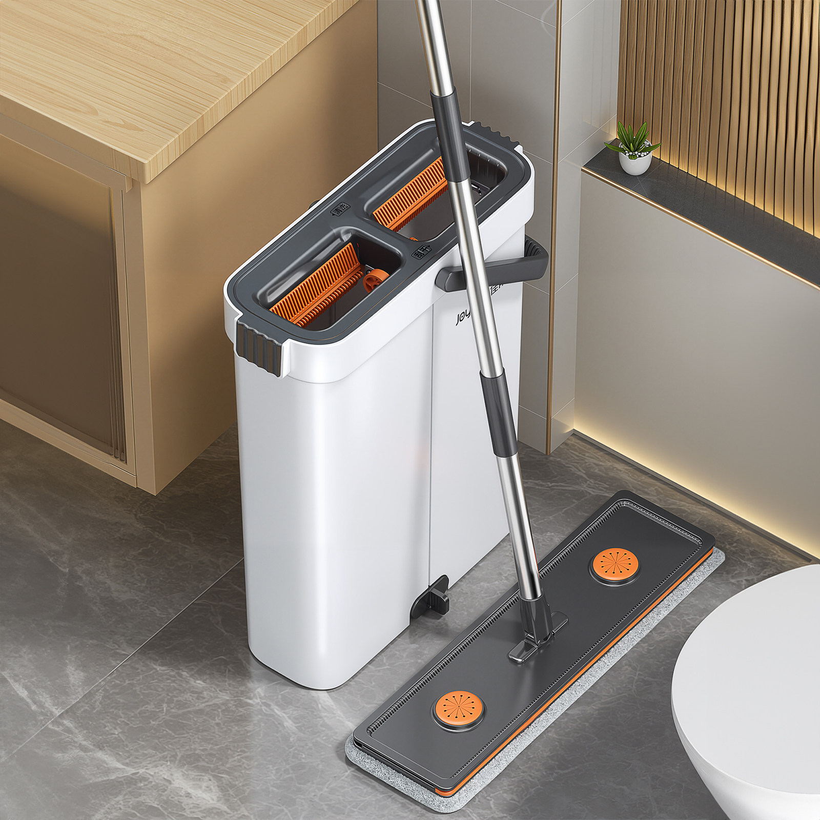 佳帮手平板拖把刮刮乐刮水桶拖地2026新款免手洗一拖即净家用双桶