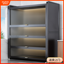 Canon hand kitchen shelve with floor multilayer cupboards pan with living room containing cabinet Cupboard Debris Locker