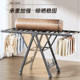Folding clothes drying rack without installation