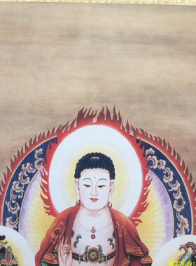 国画卷轴画千手观音佛像挂画竖版中堂画送子观音观世音菩萨画像