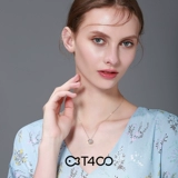 Небольшое ожерелье, дизайнерская цепочка до ключиц, серебро 925 пробы, легкий роскошный стиль, коллекция 2022, для влюбленных