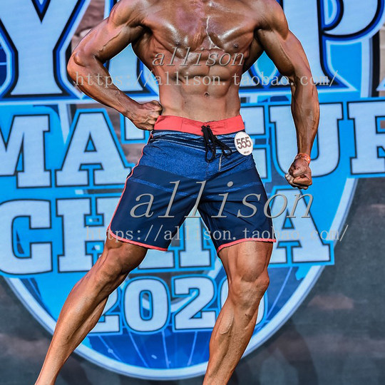 Men's fitness competition beach pants quick dry summer