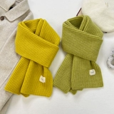 Базовый трикотажный брендовый демисезонный удерживающий тепло длинный шарф для влюбленных, популярно в интернете