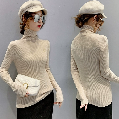 Демисезонный бархатный лебедь, приятный телу трикотажный свитер, облегающий крой, в западном стиле, по фигуре