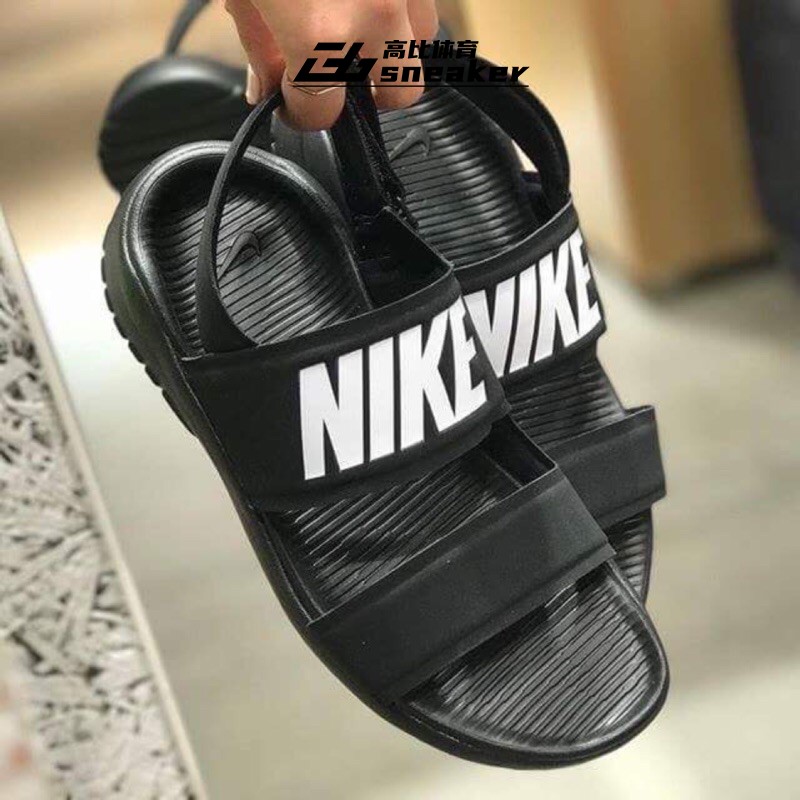 耐克Nike Tanjun Sanda男女魔术贴忍者平底休闲凉拖鞋 882694-001 - 图2