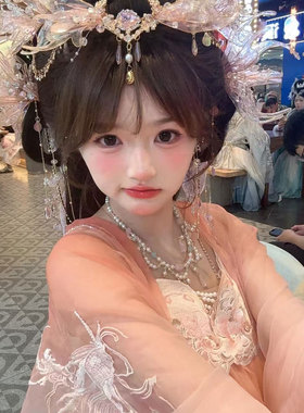 古风汉服软璎珞多层仙气项链