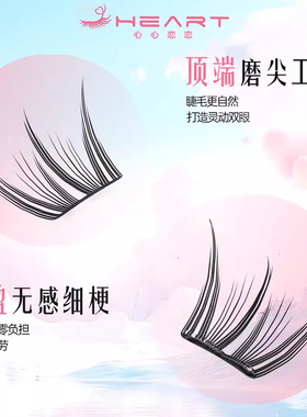蓝眼泪2.0单簇分段大容量假睫毛