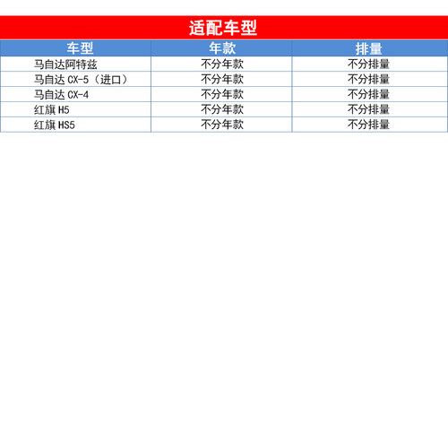 适配马自达CX4阿特兹CX4/进口CX5/红旗H5 HS5空调滤芯格清器马勒 - 图1