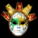 Halloween painted masquerade ຫນ້າກາກ venice