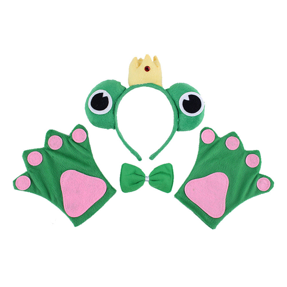 六一节卡通动物帽子头饰舞会表演道具手套青蛙公主王子头箍,淘宝优惠券,粉丝福利购,淘宝优惠卷