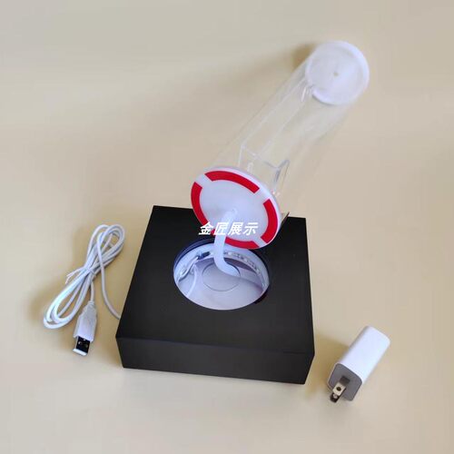 手表防水展示架带LED白灯泡水演示道具手机防水亚克力展示架定制 - 图1
