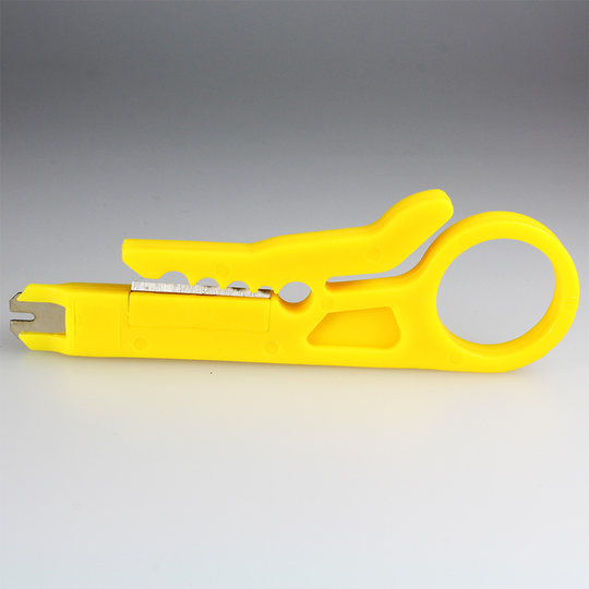 黄色小剥线刀打线工具剥线器网线卡线刀电话线打线刀迷你小黄刀