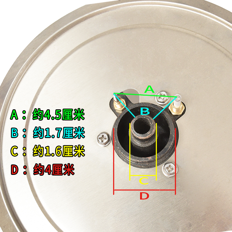 燃气灶火盖灶具配件嵌入式煤气灶分火器燃烧器125炉头火盖底座-图0