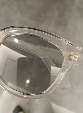 浅灰色偏光墨镜男女情侣款夏高级感近视太阳镜男开车专用透明眼镜