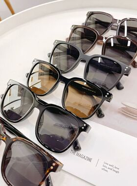 黑色大框偏光太阳眼镜男女可配近视度数2026新款防紫外线开车墨镜