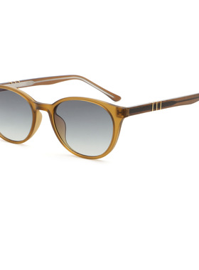 26新品蓝色太阳眼镜男女方圆形大框显脸小墨镜潮防紫外线可配近视