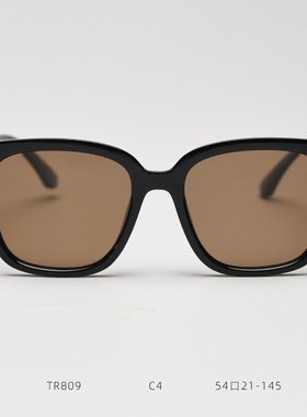 韩版时尚大框偏光墨镜男女素颜方框TR90太阳镜遮阳显瘦防紫外线潮