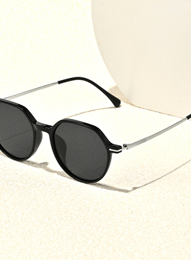 渐变紫墨镜女款高清偏光防晒小脸专用近视太阳镜2026新款防紫外线