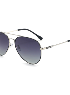 大脸偏光太阳镜男女士金属时尚飞行员墨镜防紫外线驾驶钓鱼蛤蟆镜