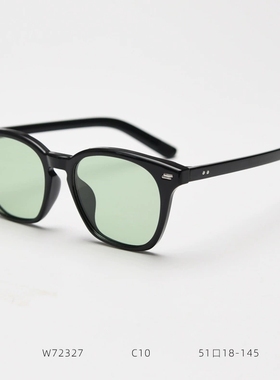 日韩个性文艺复古黄色偏光太阳镜潮男女网红同款墨镜遮阳街拍眼镜