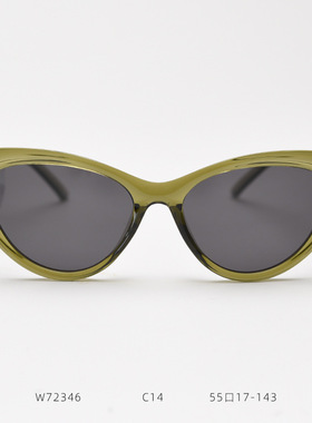 欧美磨砂黑TR猫形偏光墨镜男女时尚玳瑁色防紫外线太阳镜网红复古