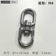 Fitness handle swivel ring stainless steel universal ring