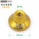 Fitness pin end cap handle aluminum alloy plastic handle