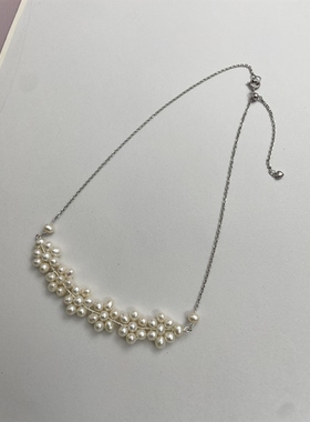 定制款式专拍宽版珍珠遮疤项链