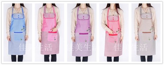 卡通家用厨房做饭韩版时尚防污防脏工作围裙男女成人可爱罩衣围腰