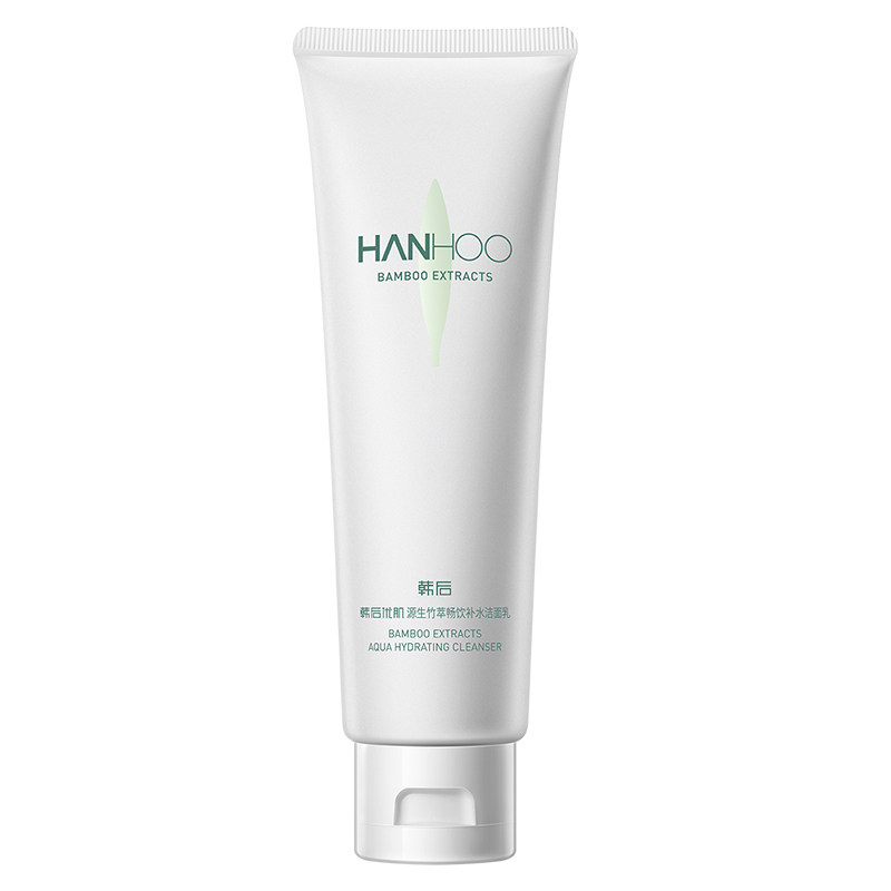 韩后源生竹萃女补水保湿泡沫洗面奶 百花伊人化妆品洁面