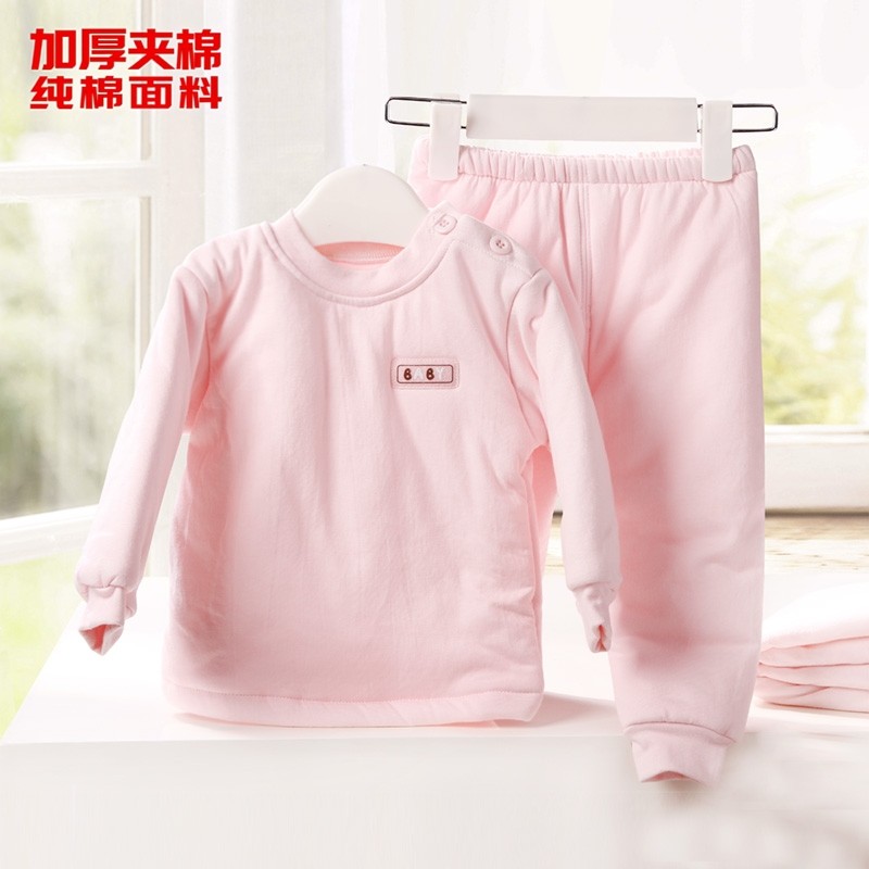 儿童内衣套装加厚夹棉婴儿秋冬全棉保暖睡衣宝宝打底衫宝宝,淘宝优惠券,粉丝福利购,淘宝优惠卷