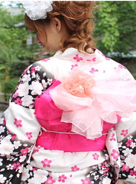 日本女士婴幼儿浴衣多色配件腰带