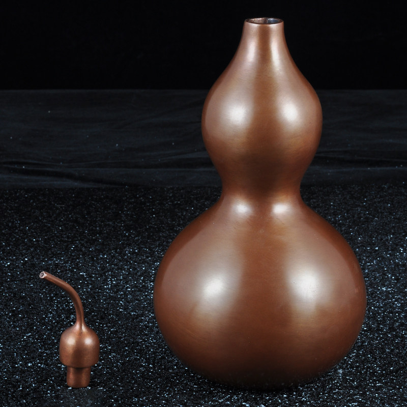 紫铜葫芦摆件开盖空心招财葫芦风水摆设家居客厅酒柜电视柜装饰品,淘宝优惠券,粉丝福利购,淘宝优惠卷