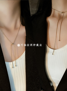 项链锁骨简约轻奢百搭饰品网爆款