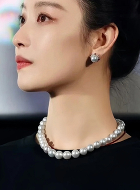 倪妮同款大珍珠女士项链