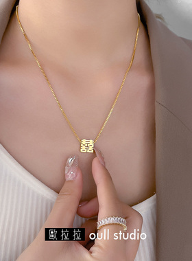 钛钢民族风项链不掉色