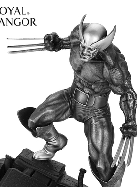 皇家雪兰莪进口手工锡制品漫威蜘蛛侠钢铁侠金刚狼桌面手办摆件