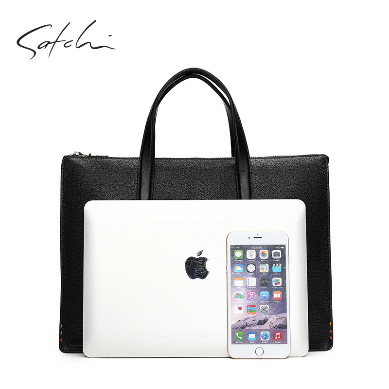 沙驰男包真皮商务大气拉链手提包青年时尚大容量正品男士公文包,淘宝优惠券,粉丝福利购,淘宝优惠卷