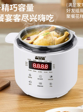 半球3L不锈钢内胆家用电压力锅