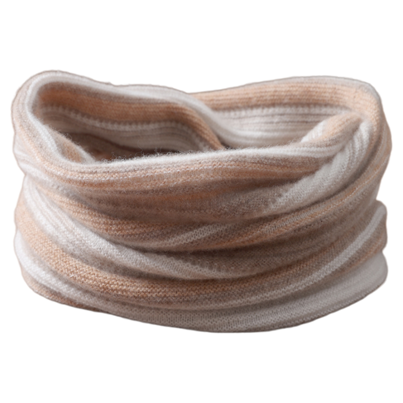 彩色纯羊毛秋冬条纹脖套渐变保暖围脖拼色护颈椎针织围巾男女百搭,淘宝优惠券,粉丝福利购,淘宝优惠卷