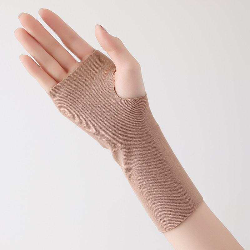 莫代尔护腕女薄款夏季防晒手套男防紫外线半指套袖开车遮疤痕护肘,淘宝优惠券,粉丝福利购,淘宝优惠卷