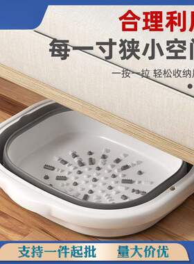 可折叠泡脚桶加高家用泡脚桶折叠