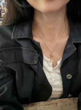 爆火福禄葫芦流苏项链女不掉色新中式轻奢显白百搭通勤锁骨链