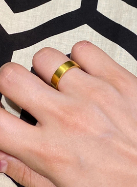 高货!定制版仿真金粗款戒指情侣特色本命年压太岁精致立体感高级